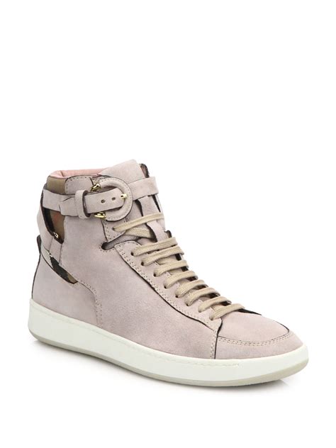 Burberry high top sneakers